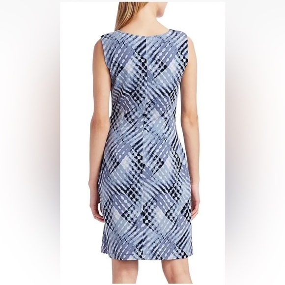 Nic + Zoe Cross Over Twist Sheath Dress Womens Size XS (617) - Picture 4 of 11